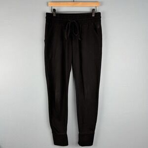 Free People FP Movement Women's Medium Black Drawstring Joggers Sweatpants